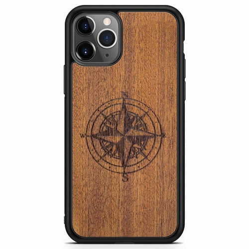 Axion unique wooden compass phone case