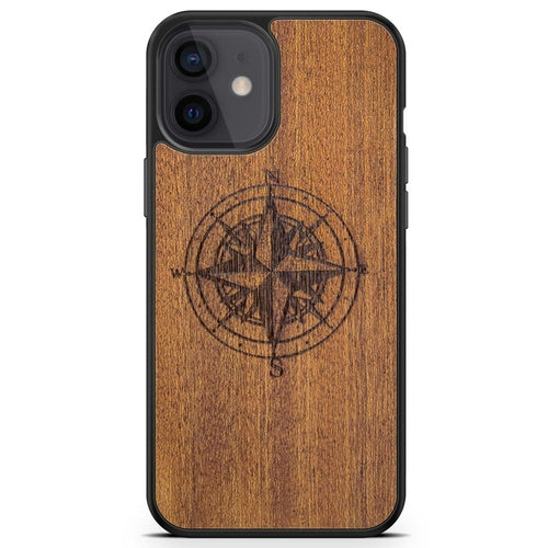 Axion unique wooden compass phone case