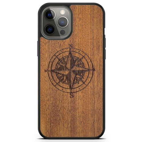 Axion unique wooden compass phone case