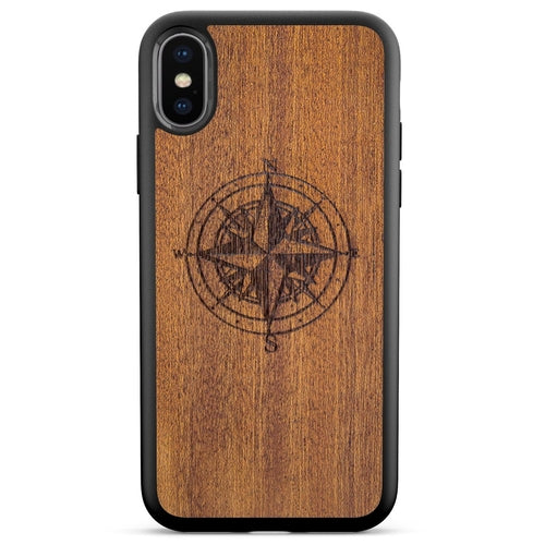 Axion unique wooden compass phone case